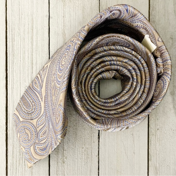 MICHAEL KORS Paisley Silk Necktie Tie - Picture 2 of 6